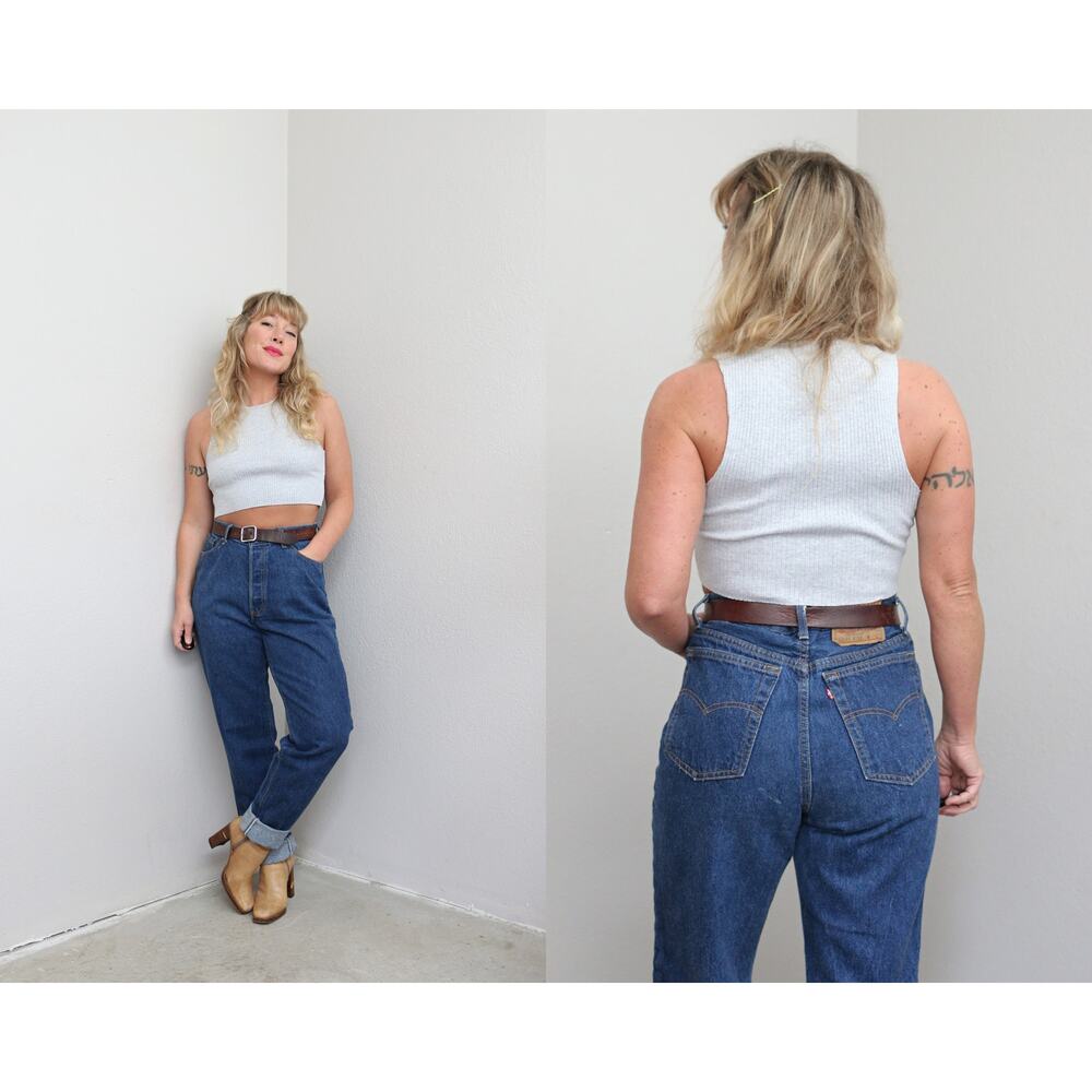 1980's Vintage Levi's 17501 USA Made Mom Jeans ~ Women's SM MD 29" 30" Waist